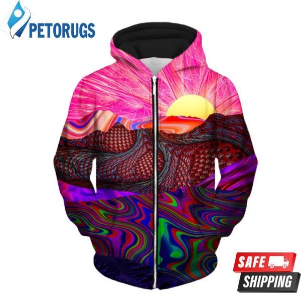 Trippy Trek Up 3D Hoodie