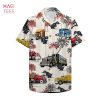 Truck With Duck Pattern Hawaiian Shirt