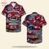 Trucker Don’t Mess With Truckers Canada & American Truck Pattern Hawaiian Shirt