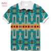 Turquoise Tribe Design Native American Polo Hawaii 3D