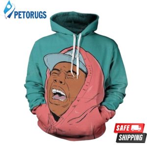 Tyler The Creator Crying And Pered Custom Tyler The Creator Crying Graphic 3D Hoodie