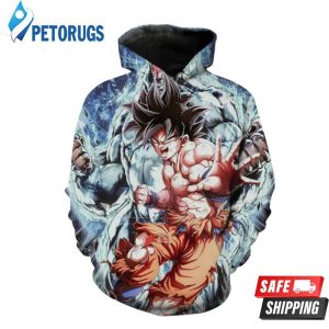 Ultra Instinct Goku Clothing Ragon Ball Super Goku 3D Hoodie