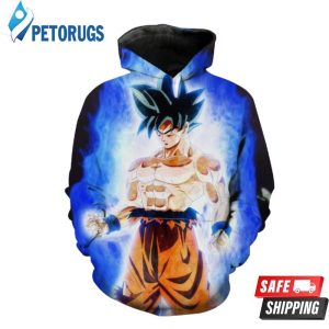 Ultra Instinct Goku Ragon Ball Super S 3D Hoodie