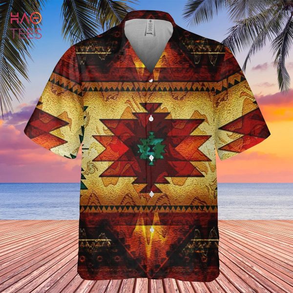 United Tribes Brown Design Native American Hawaiian Shirt 3D