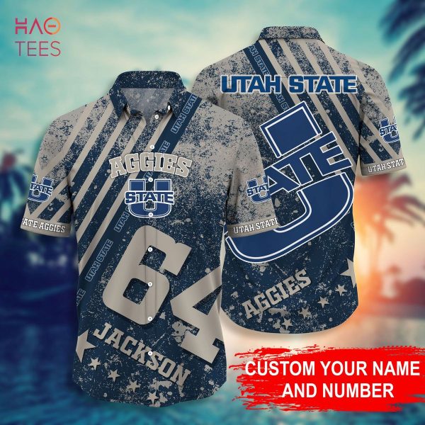 Utah State Aggies Personalized Hawaiian Shirt