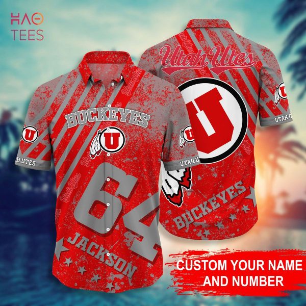 Utah Utes  Personalized Hawaiian Shirt