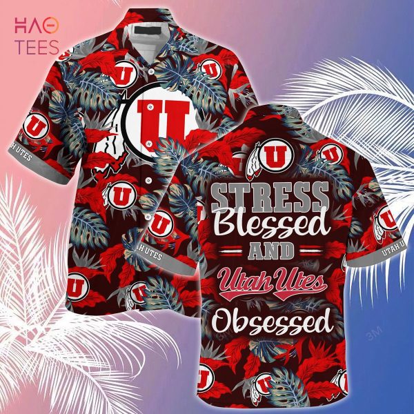 Utah Utes  Summer Hawaiian Shirt And Shorts