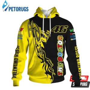 Valentino Rossi The Doctor 3D Hoodie