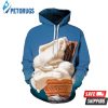 Vanilla Ice Cream Cone 3D Hoodie