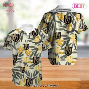 Vegas Golden Knights Hawaiian Shirt Tropical Flowers summer for fans