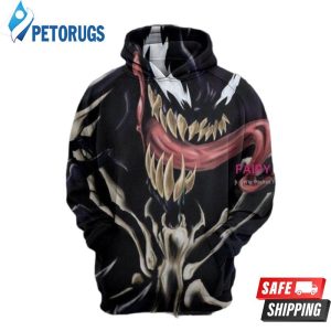 Venom Black 3D Hoodie