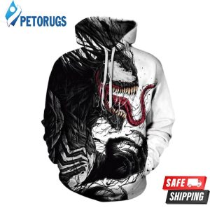 Venom Halloween Costume 3D Hoodie