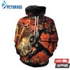 Venom Orange 3D Hoodie