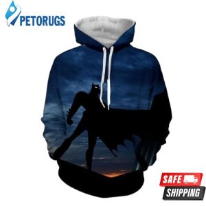 Vermilion Batman 3D Hoodie