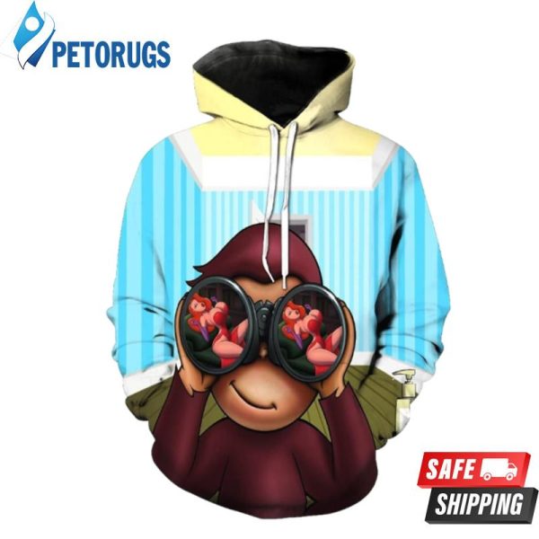 Very Curious George 3D Hoodie