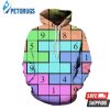 Vibrant Sudoku 3D Hoodie