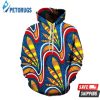 Vibrant Tribal Art 3D Hoodie