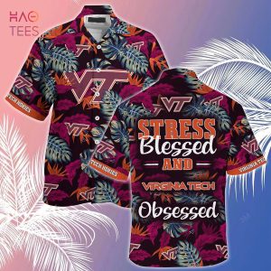 Virginia Tech Hokies Summer Hawaiian Shirt And Shorts