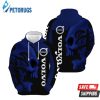 Volvo Skull Black Blue 3D Hoodie