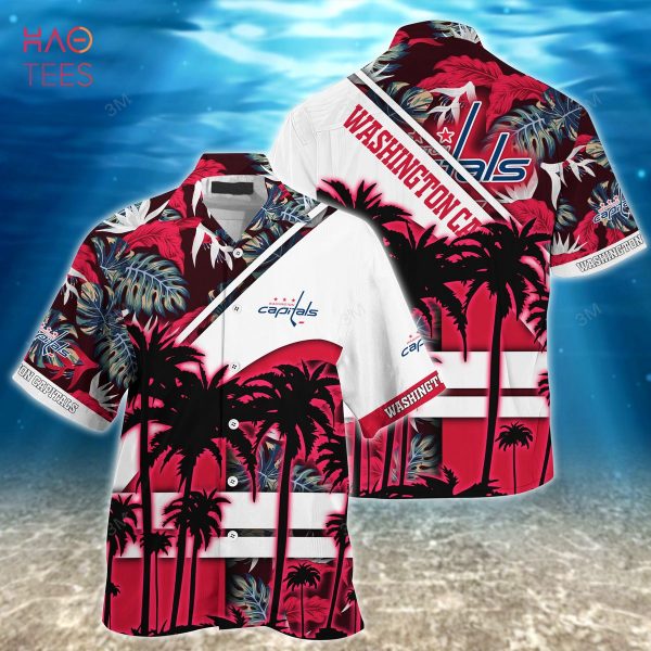 Washington Capitals NHL-Summer Hawaiian Shirt And Shorts