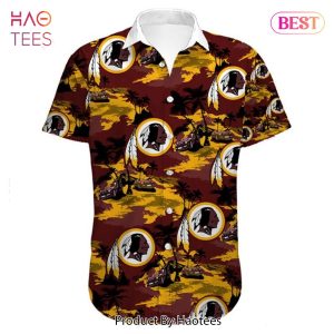 Washington Football Team Hawaiian Shirt flower summer gift for fans