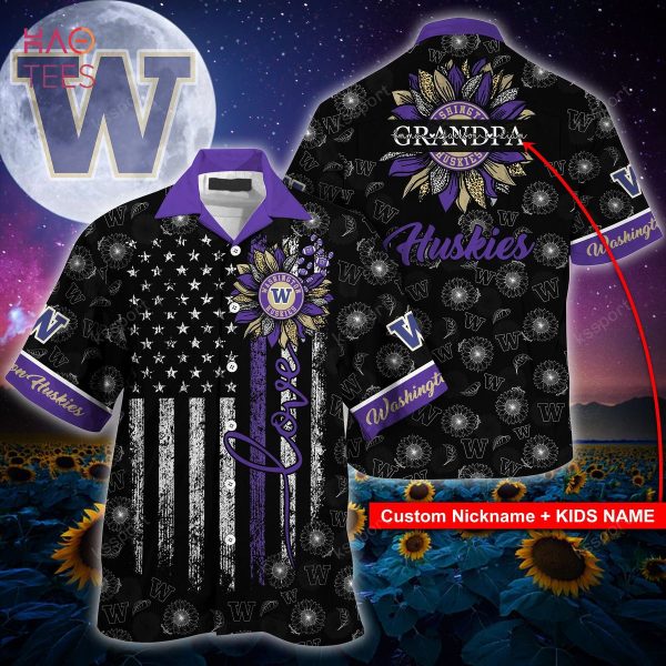 Washington Huskies Hawaiian Shirt  – G881