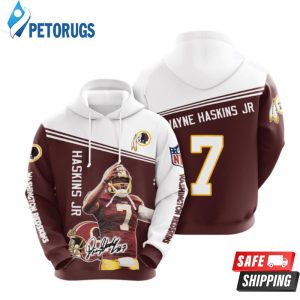 Washington Redskins Dwayne Haskins Jr 3D Hoodie