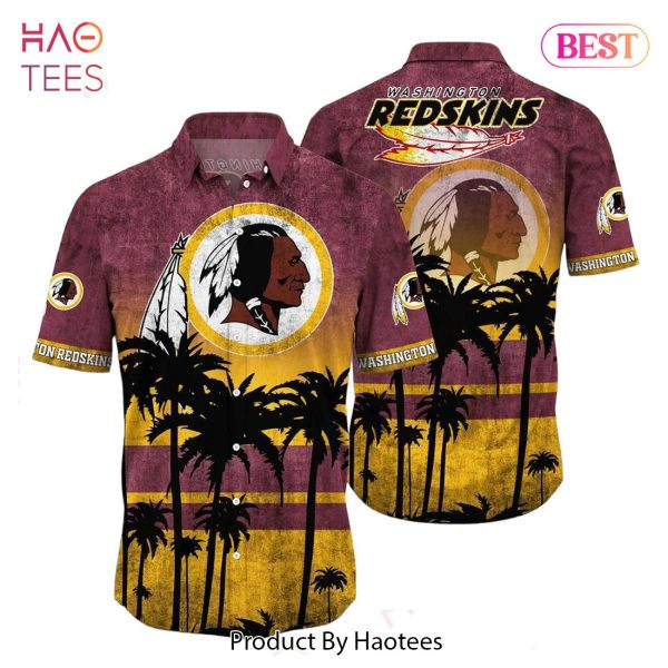 Washington Redskins NFL Hawaiian Shirt Tropical Pattern Graphic New Collection Summer Gift For Fan NFL