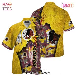 Washington Redskins NFL Hawaiian Shirt Tropical Print Sumer Gift For Fans