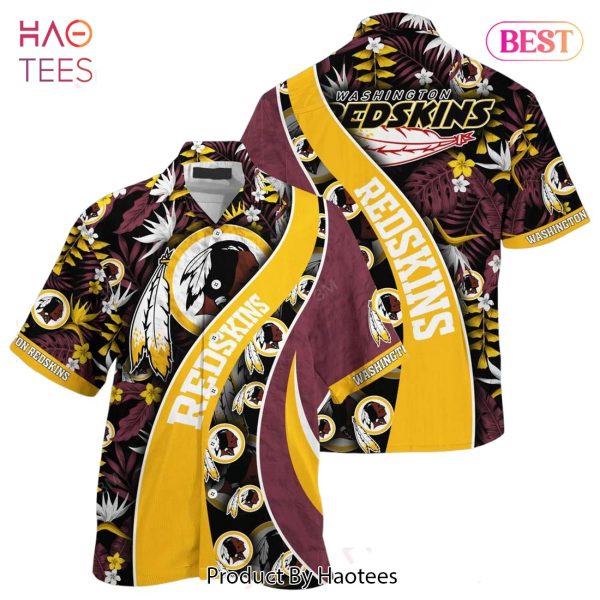 Washington Redskins NFL Hawaiian Shirt With Tropical Pattern For Your Loved Ones