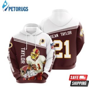 Washington Redskins Sean Taylor 3D Hoodie