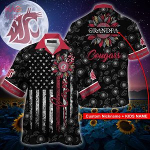 Washington State Cougars Hawaiian Shirt