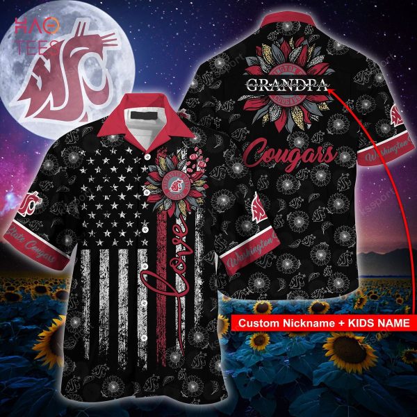 Washington State Cougars Hawaiian Shirt  – NM11