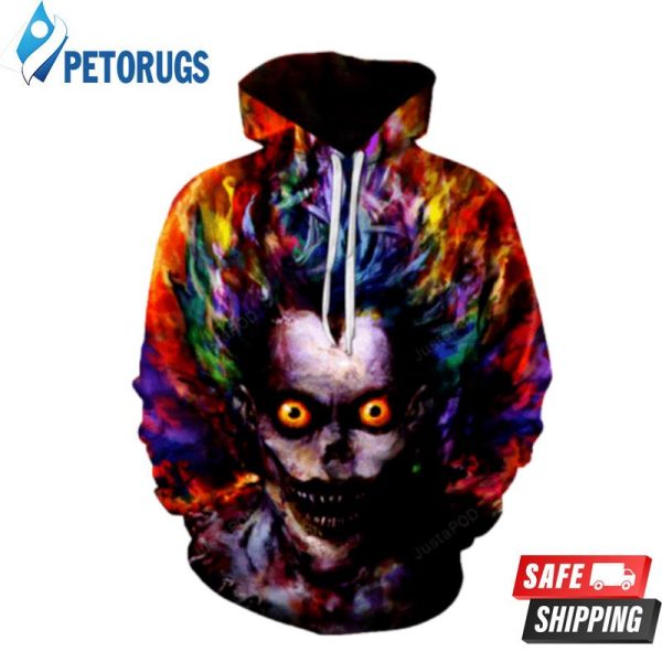 Water Color Art Joker 3D Hoodie