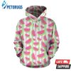 Watermelon Piece Stripe Green Pink Pattern 3D Hoodie