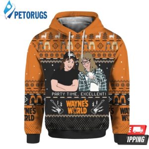 Wayne World 2211 Christmas 3D Hoodie