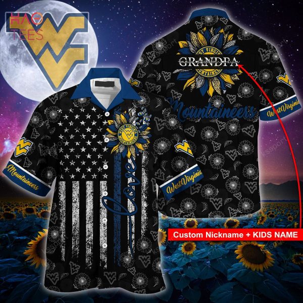 West Virginia Mountaineers  Hawaiian Shirt