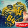 West Virginia Mountaineers  Personalized Hawaiian Shirt