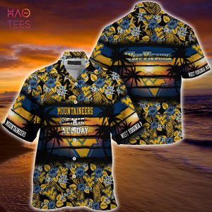 West Virginia Mountaineers  Summer Hawaiian Shirt