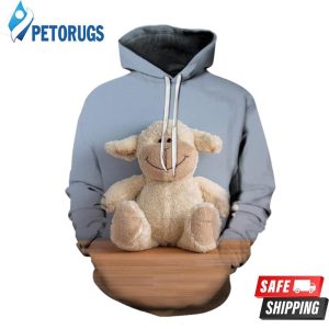 White Teddy Bear 3D Hoodie