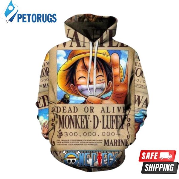 White Teeth One Piece 3D Hoodie