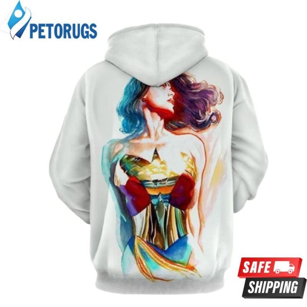 White Wonder Women Wonder Women Clothing 3D Hoodie