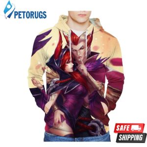 Xayah & Rakan Couple League Of Legends 3D Hoodie