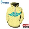 Yellow Polka Movember 3D Hoodie