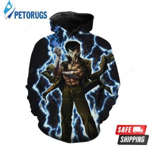 Yusuke Yu Yu Hakusho Yusuke Clothing Spirit Gun 3D Hoodie