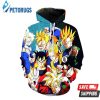 Z Fighters V2 Dragon Ball Z 3D Hoodie