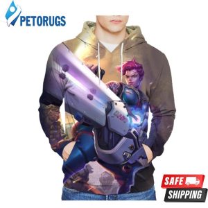 Zarya Overwatch 3D Hoodie