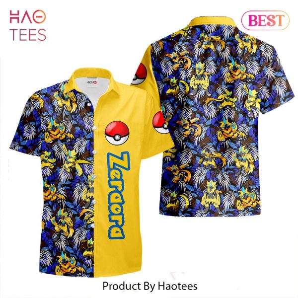 Zeraora Hawaiian Shirts Custom Anime Merch Clothes for Men Women